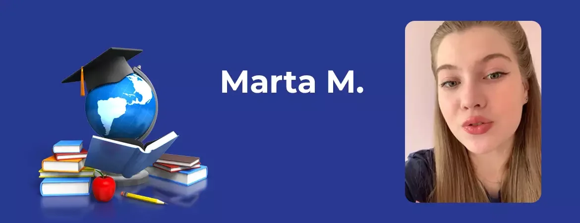 Официальная обложка истории Марты М.